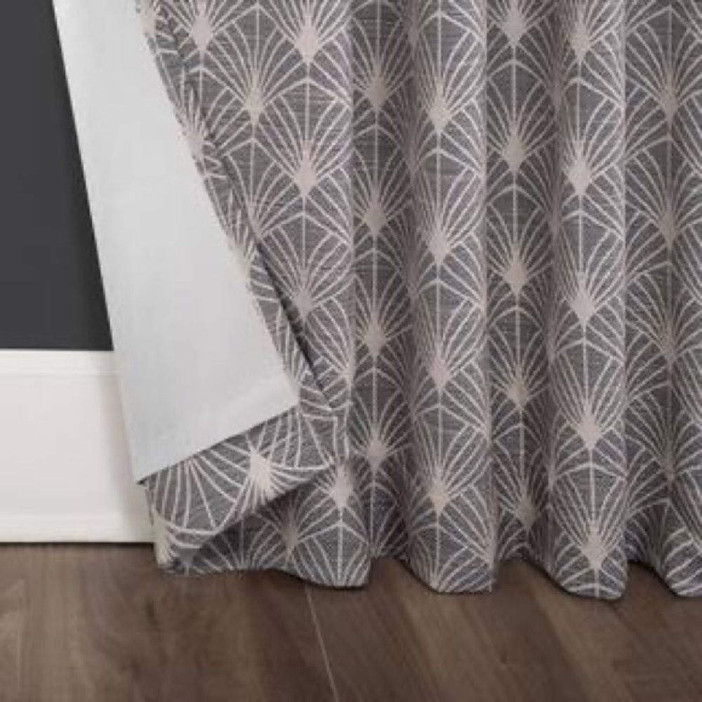 (2) OVER 5# Scott Living 50 x 84 Blackout Tab Top Curtain panels - Picture 3 of 15